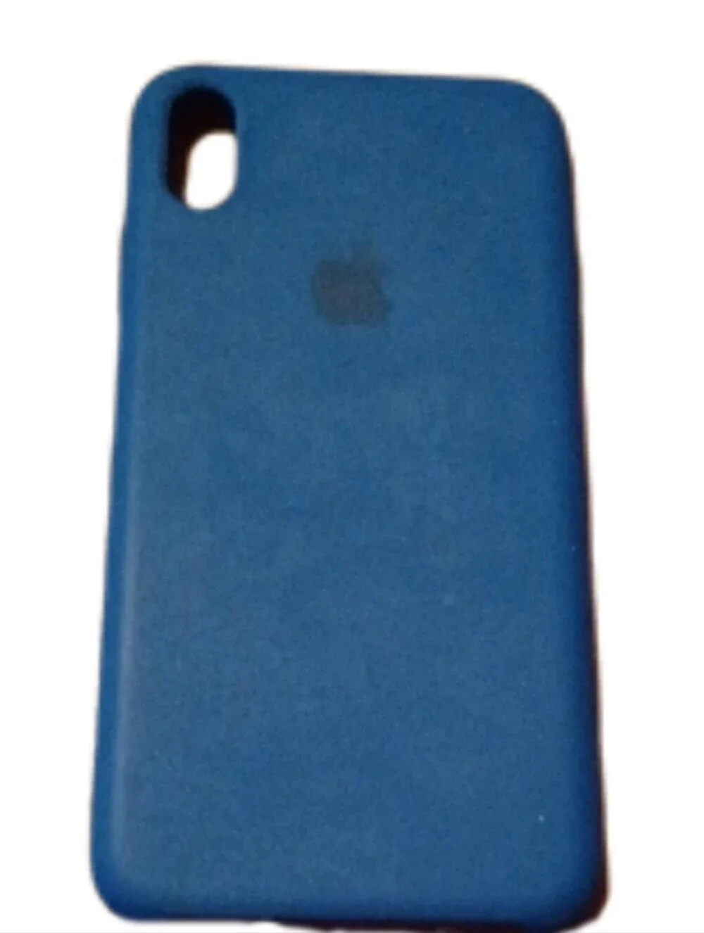 -- Apple Blue Silicone iPhone X Case